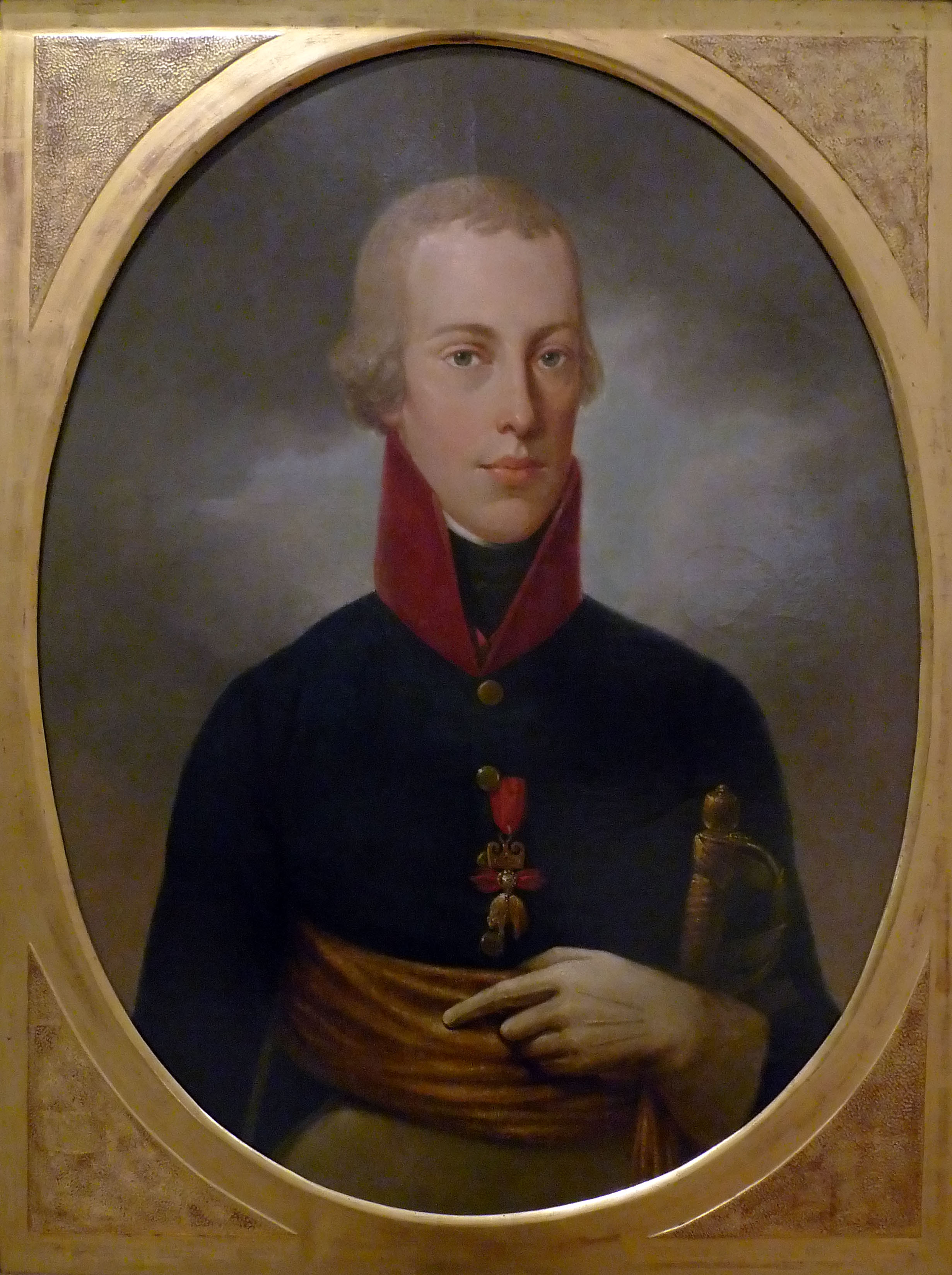 Johann im Alter von etwa 18 Jahren.