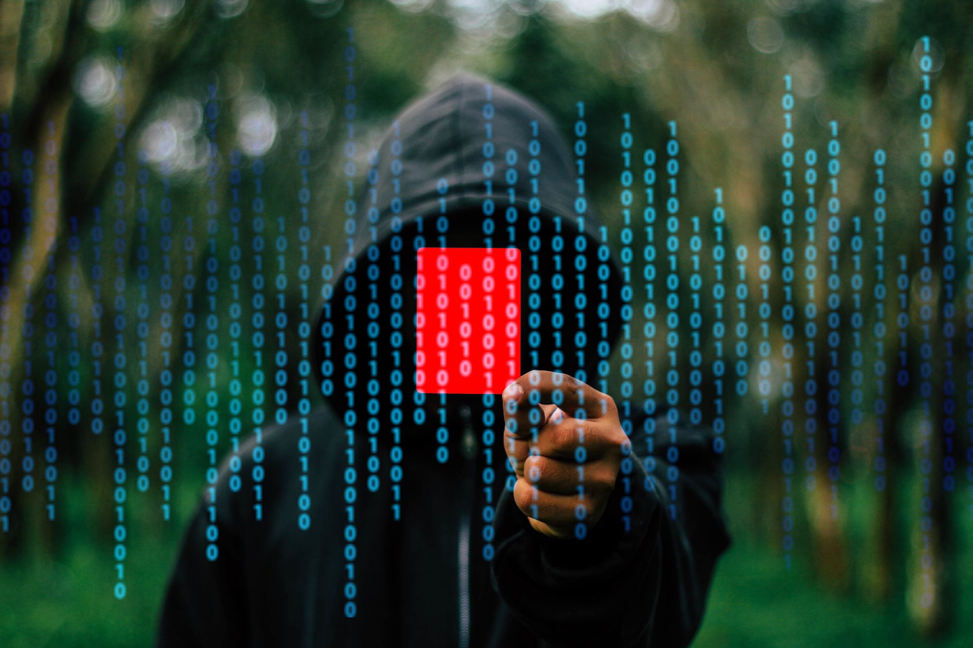 Hacker Angriff Maske 