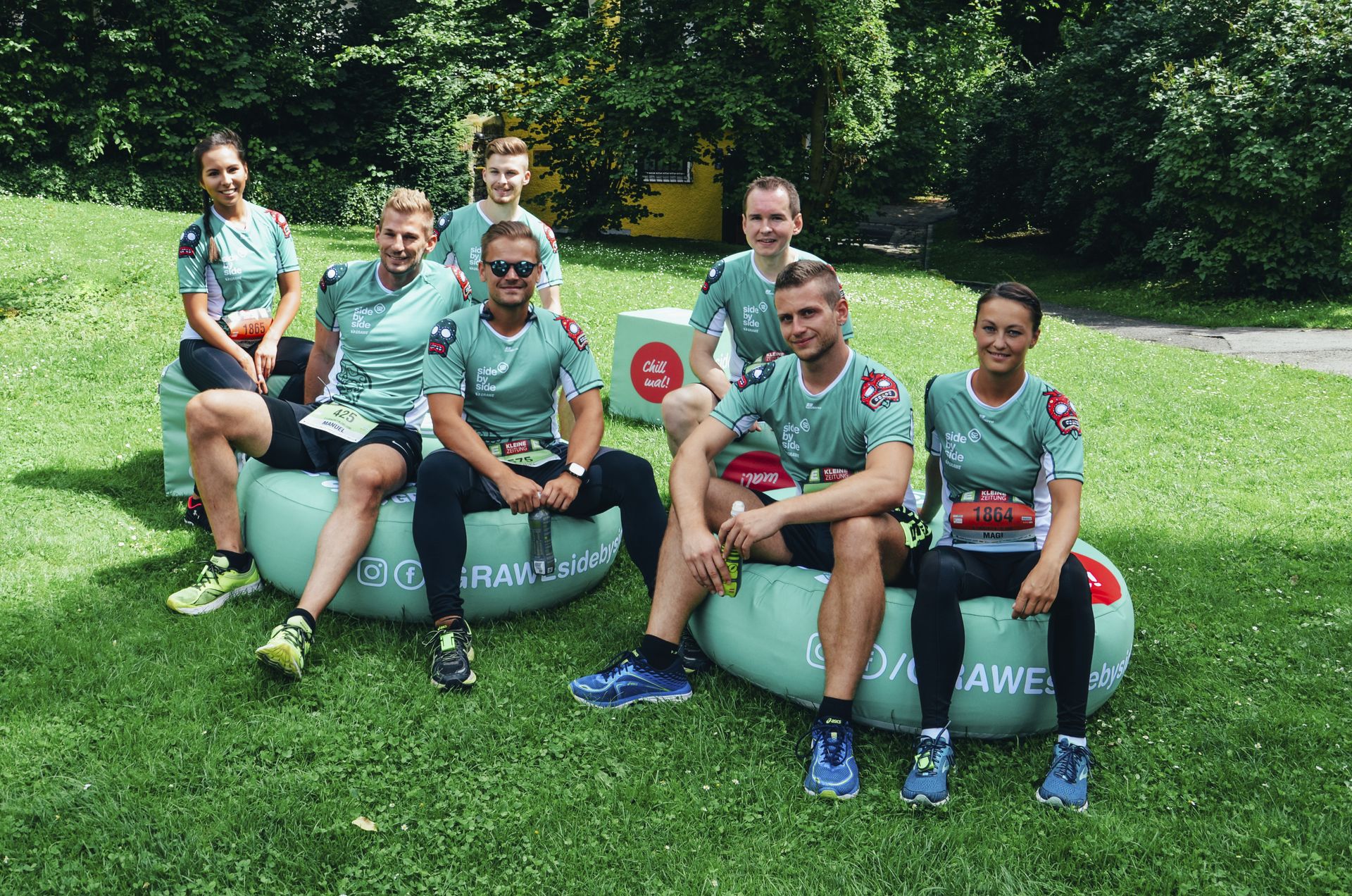 Die GRAWE sidebyside Grazathleten 
