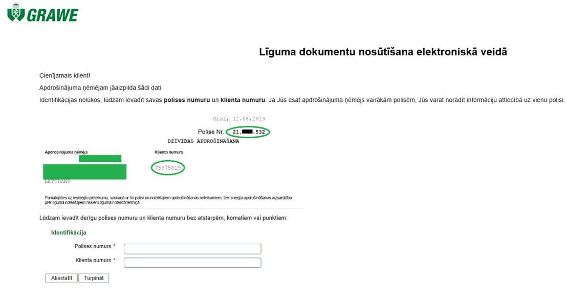 Eingabemaske Lettland Eingabemaske Lettland
